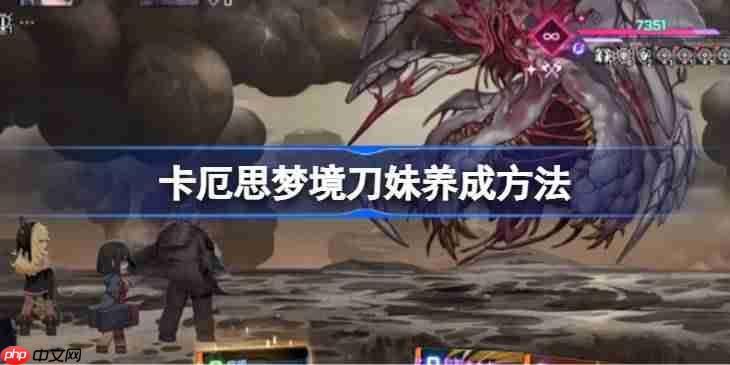 卡厄思梦境刀妹该怎么养成-卡厄思梦境刀妹养成方法