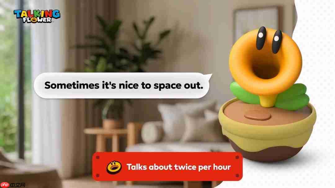 任天堂官方授权会说话的花开启预购 售价35美元