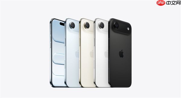 上市3个月后价格大跳水！iPhone Air暴跌2000元：5499元今晚开抢 限量1.3万台