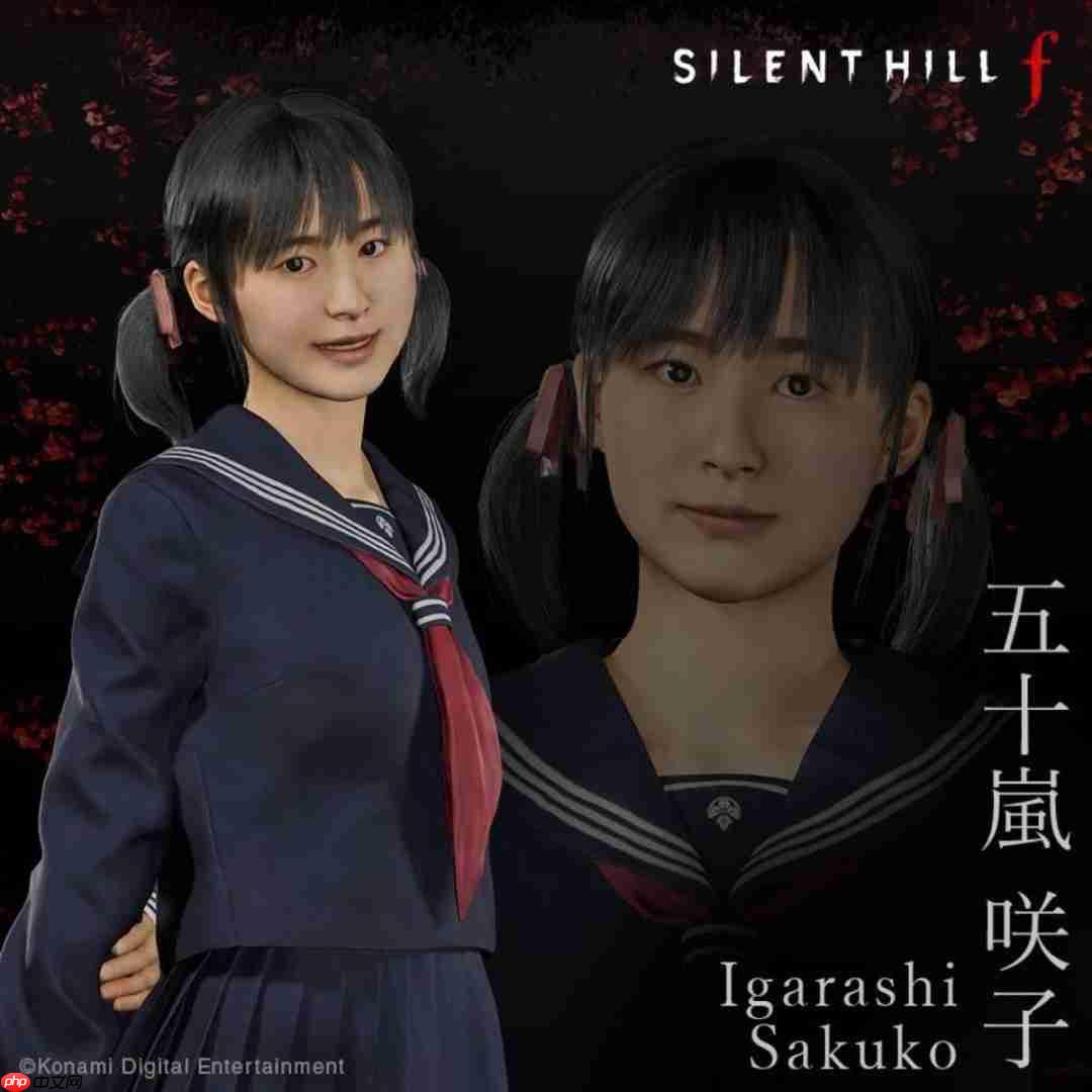 《寂静岭f》角色咲子脸模本人现实中竟也是可爱巫女