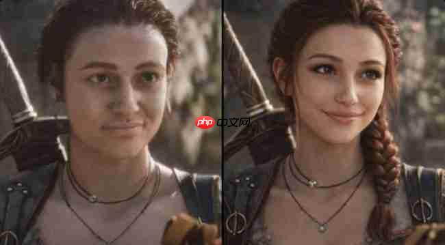 网友将《神鬼寓言4》NPC大妈改成黑美人 顺眼多了！