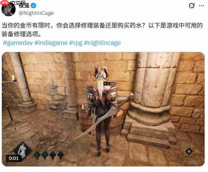 屁股太翘引热议! 国产APRG《夜莺归笼》Steam愿望单数激增