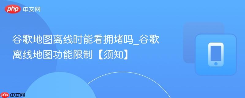 谷歌地图离线时能看拥堵吗_谷歌离线地图功能限制【须知】