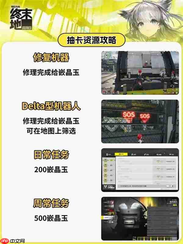 明日方舟终末地抽卡资源怎么获取 -明日方舟终末地抽卡资源获取方式一览