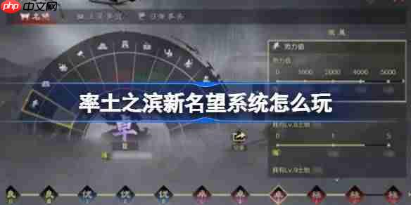 率土之滨新名望系统怎么玩-率土之滨新名望系统介绍