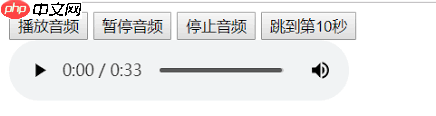 HTML音频播放器标签有哪些
