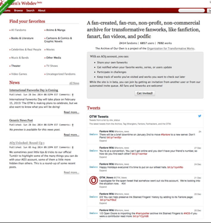 AO3通用访问入口链接 AO3官方网页版最新镜像地址 - 98游戏