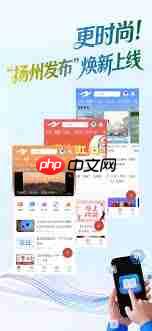 我的扬州app如何切换模式