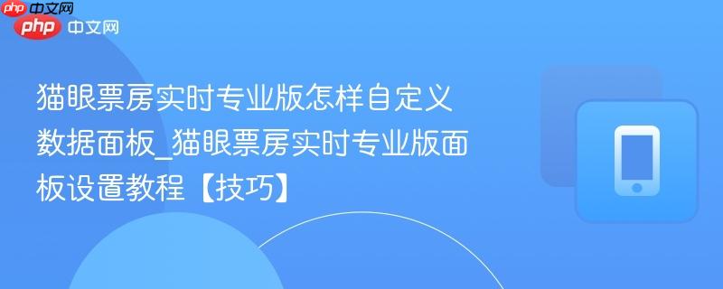 猫眼票房实时专业版怎样自定义数据面板_猫眼票房实时专业版面板设置教程【技巧】