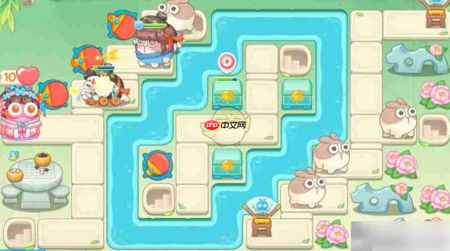 保卫萝卜4攻略梁波波与祝秋秋90关 梁波波与祝秋秋第90关通关攻略