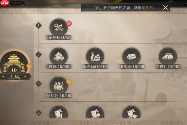 九牧之野城池机制是什么  九牧之野城池机制介绍