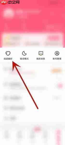 喵爪小说app阅读偏好怎么设置-阅读偏好设置方法