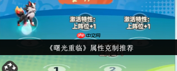 曙光重临属性克制什么  曙光重临属性克制推荐