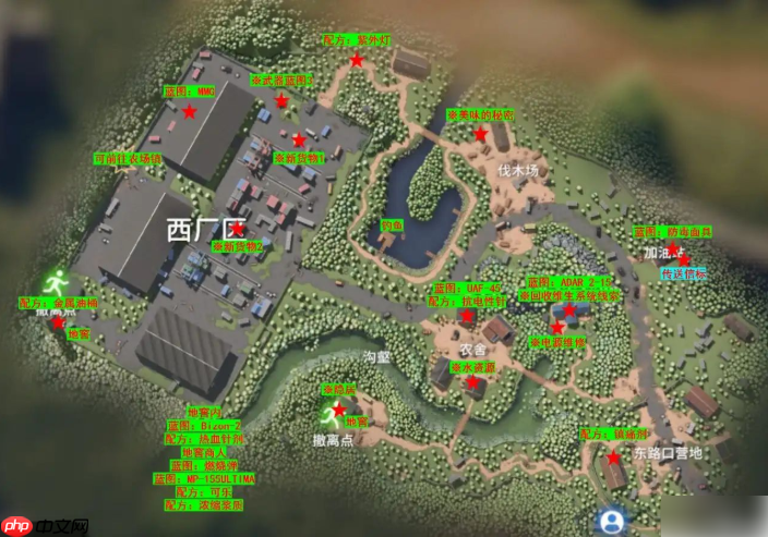 逃离鸭科夫攻略地图 逃离鸭科夫全地图全收集攻略