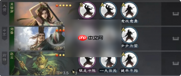 率土之滨青春服最强阵容图 率土之滨青春服最强阵容搭配推荐