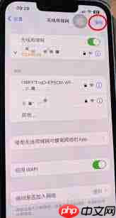 苹果手机能否查看已连接的wifi密码
