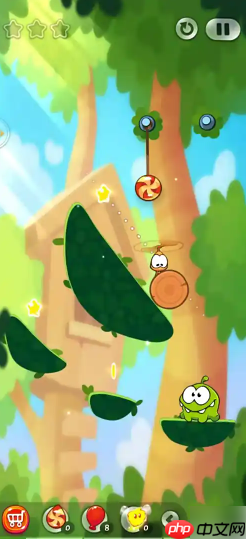 割绳子2森林13关怎么过 割绳子2森林第十三关攻略