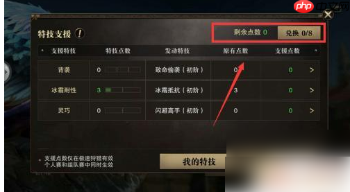猎魂觉醒如何提高特技点数 猎魂觉醒极速狩猎特技支援点获取方法