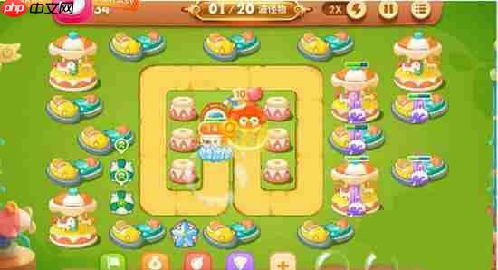 保卫萝卜3游乐场大作战第6关攻略图解法 通关攻略