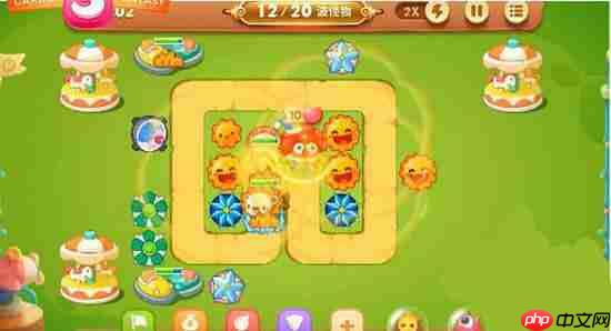 保卫萝卜3游乐场大作战第6关攻略图解法 通关攻略