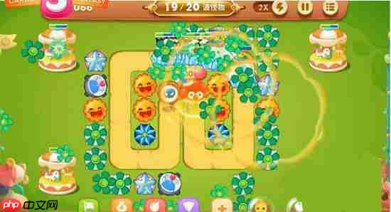 保卫萝卜3游乐场大作战第6关攻略图解法 通关攻略