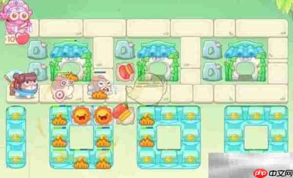 保卫萝卜4梁波波与祝秋秋60关攻略图解 梁波波与祝秋秋第60关通关攻略