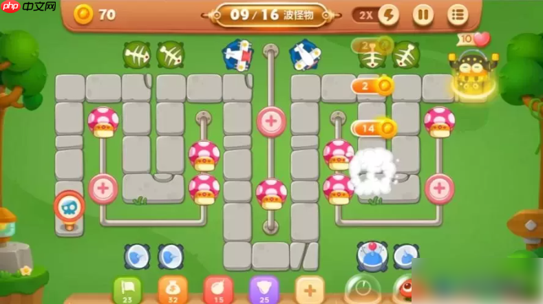 保卫萝卜3城市冒险第15关怎么过 保卫萝卜3城市冒险第15关攻略