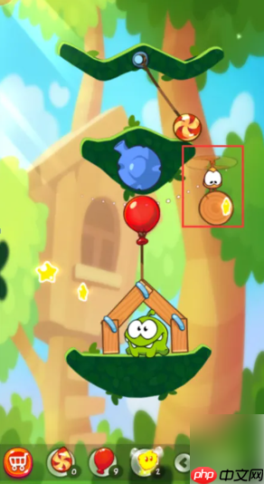 割绳子2森林19关怎么过 割绳子2森林19关攻略