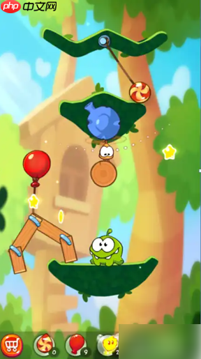 割绳子2森林19关怎么过 割绳子2森林19关攻略