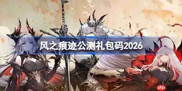 风之痕迹公测礼包码大全-风之痕迹公测兑换码最新2026