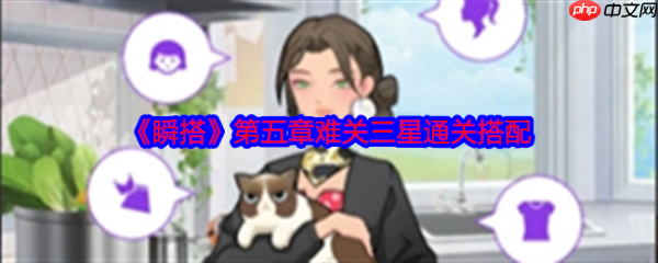 瞬搭攻略第五章 瞬搭第五章难关三星通关搭配