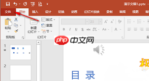PPT如何设置显示自动更正选项按钮