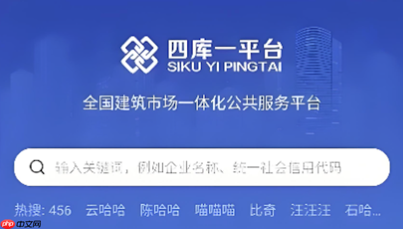 如何查询项目负责人业绩 四库一平台个人工程记录核实方法