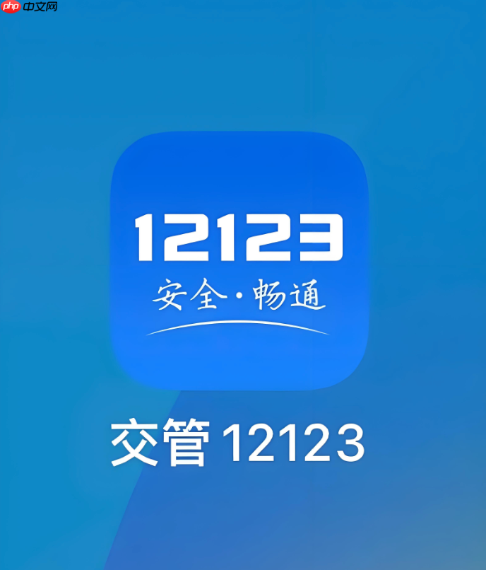 交管12123网页版官网入口直达 交管12123网页端登录方式
