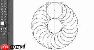 ai怎么绘制套环图形