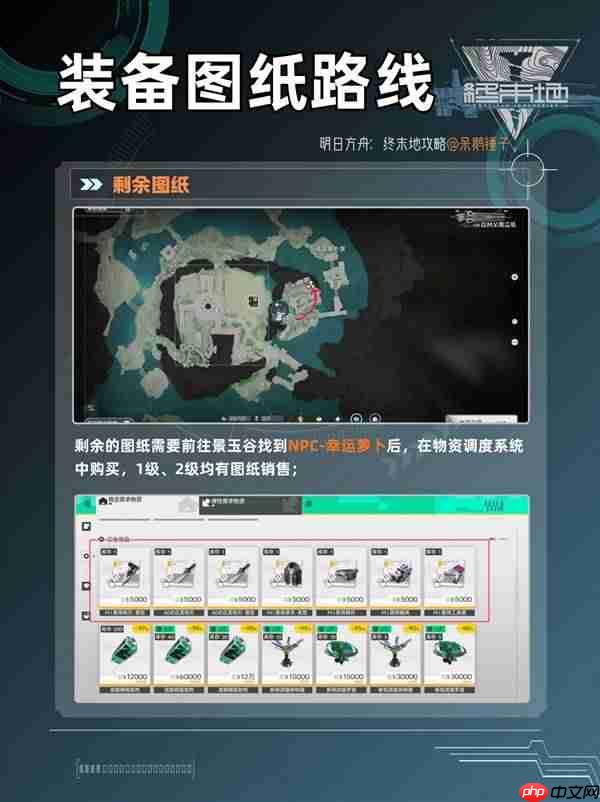 明日方舟终末地金色装备图纸哪里收集-明日方舟终末地金色装备图纸收集指南