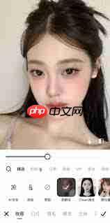 美图秀秀如何给照片上妆