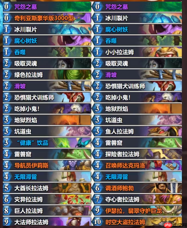 炉石传说标准地标拉法姆术卡组怎么搭配-炉石标准地标拉法姆术卡组12月