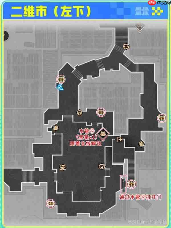 崩坏星穹铁道二维市宝箱在哪里-星穹铁道二维市宝箱位置一览
