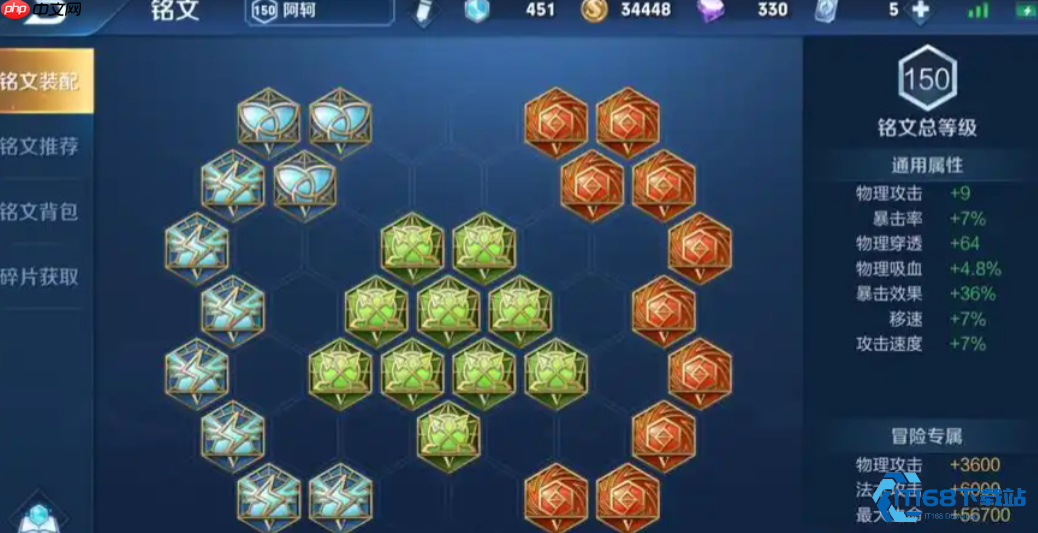 阿轲铭文搭配优化攻略三套方案助你上分