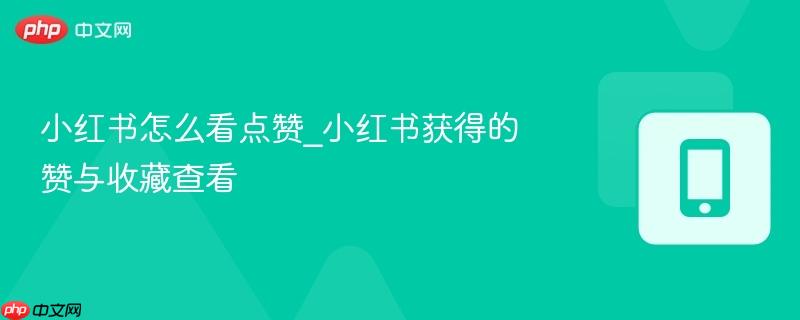 小红书怎么看点赞_小红书获得的赞与收藏查看