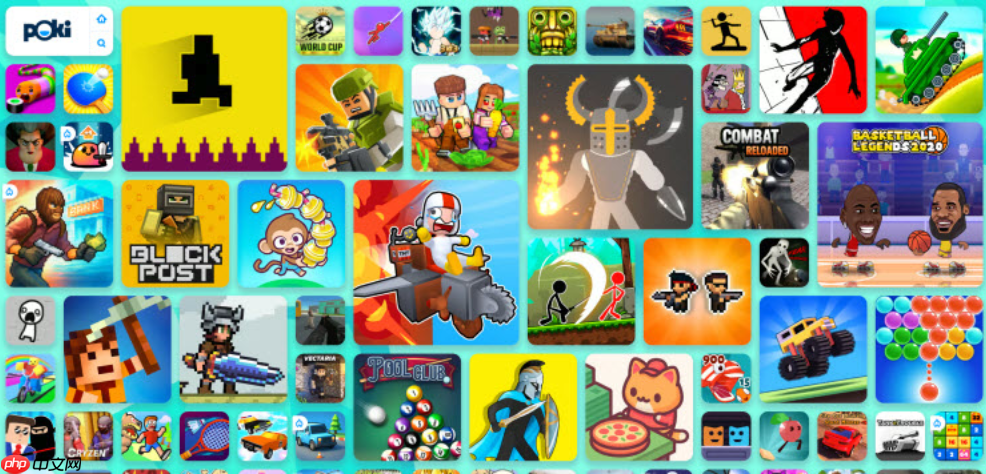 pokicon免费游戏入口快速指南_poki官网免费小游戏在线秒玩入口