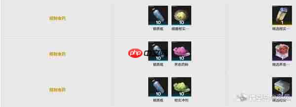 明日方舟终末地消耗品效果怎么样-明日方舟终末地消耗品制作方式表