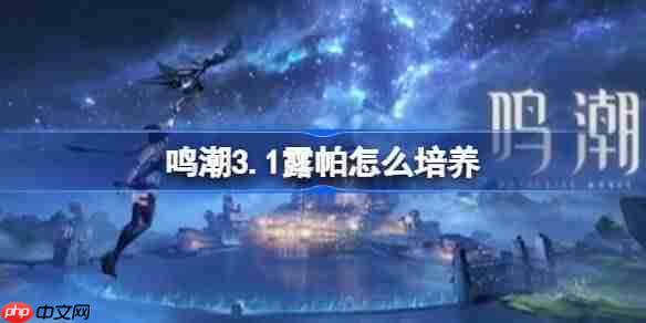 鸣潮3.1露帕怎么培养-鸣潮3.1露帕详细培养一图流