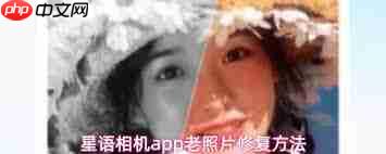 星语相机app如何给黑白照片上色