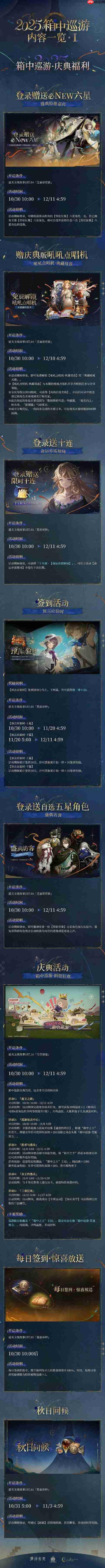 重返未来1999箱中巡游直播内容有哪些-重返未来3.2直播前瞻内容大全