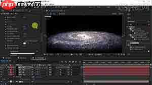 AE如何做出旋转的星云效果