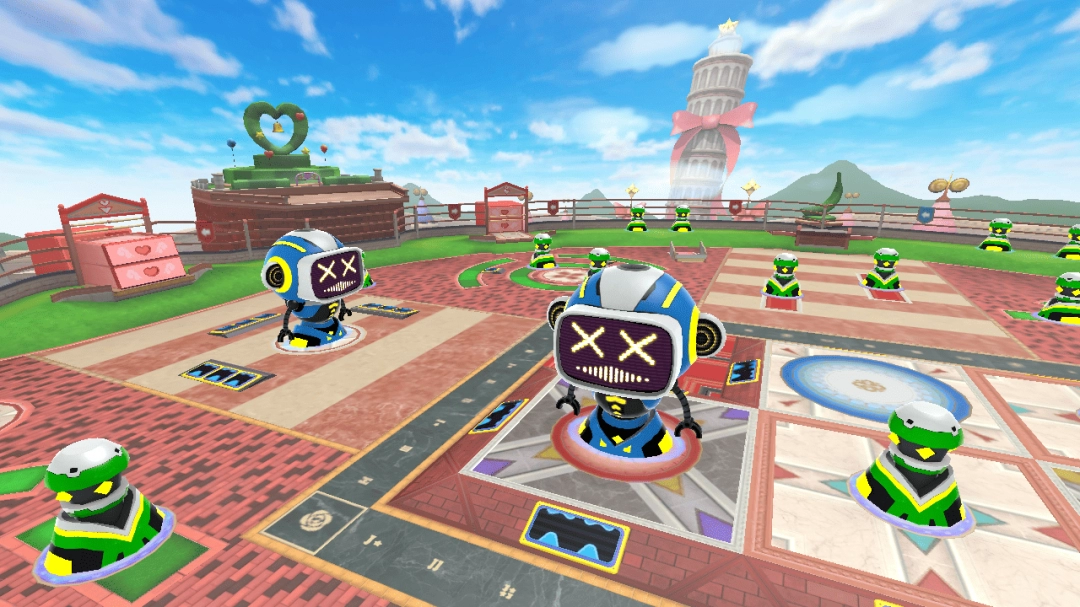 《超级猴子球 香蕉大乱斗》攻略——发售吃豆人联动DLC 对战模式“机器人破坏者”中新增关卡“花环之路”