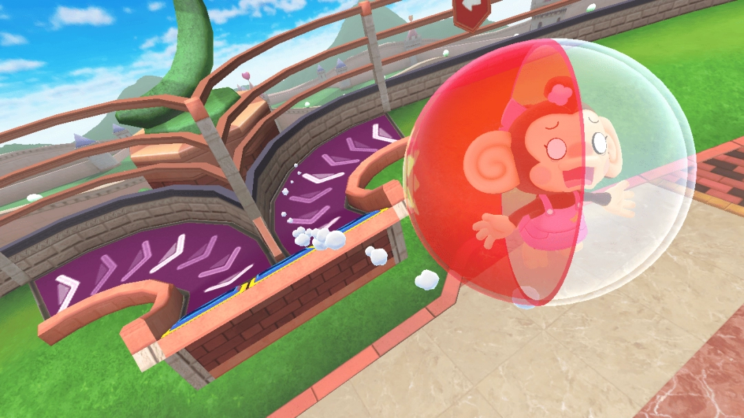 《超级猴子球 香蕉大乱斗》攻略——发售吃豆人联动DLC 对战模式“机器人破坏者”中新增关卡“花环之路”