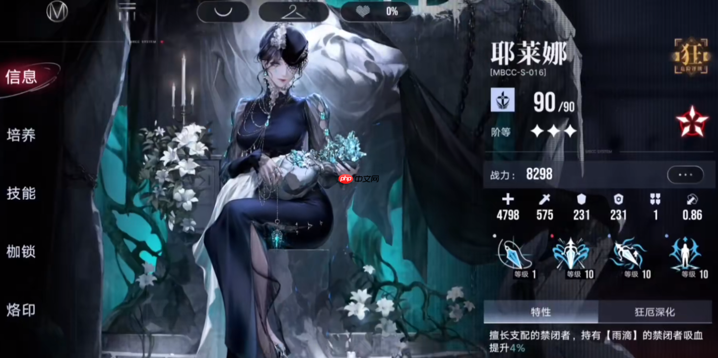 耶莱娜雨滴机制解析 暴击队燃血换爆伤的奥秘